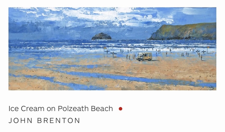 Pantings sold this week at Whitewater Contemporary Gallery, Polzeath